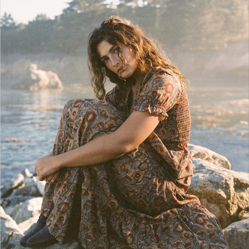 Christy Dawn Brooklyn Dress in Plum Flora